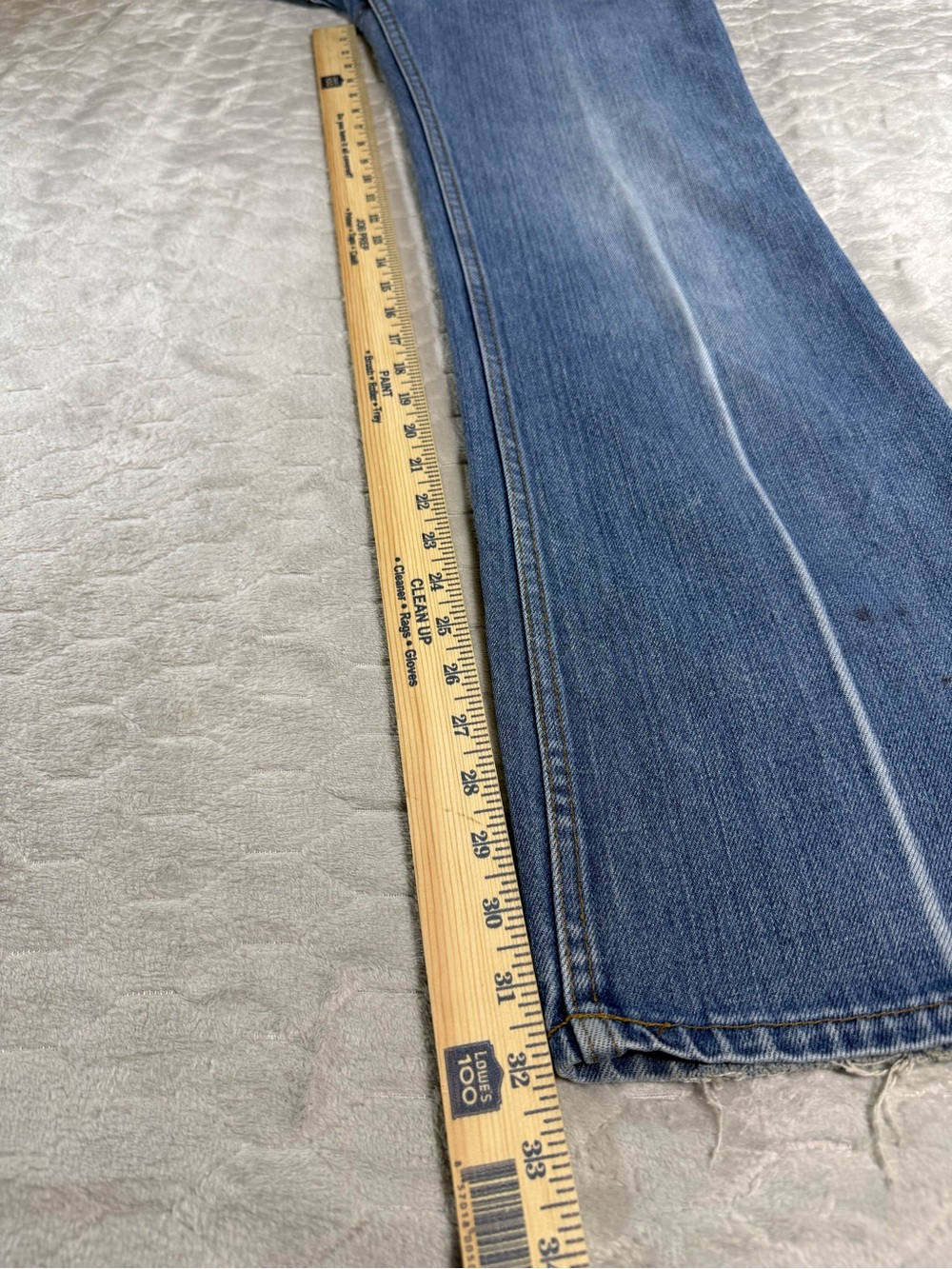 Vintage Levi Strauss Signature Boot Cut Jeans Women’s 31x32 Light Wash Y2K - Picture 8 of 12